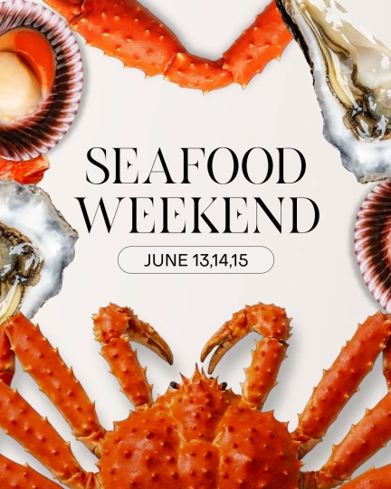 Seafood Weekend at FRESHERS  June 13, 14 & 15