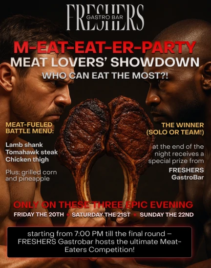 Meat Lovers’ Showdown M-eat-eat-er Party!!!