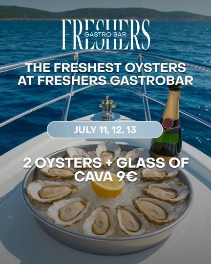 The freshest oysters at FRESHERS GASTROBAR! 