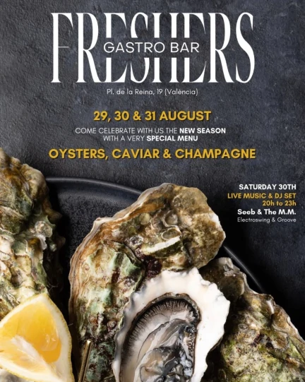 FRESHERS GASTROBAR – Oysters, Caviar & Champagne Weekend