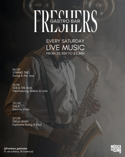 LIVE MUSIC EVERY SATURDAY 6